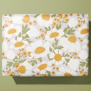 Kamille Blumen Geschenkpapier | Geburtstage und andere Feste - Hochzeiten - Ideales Geschenk