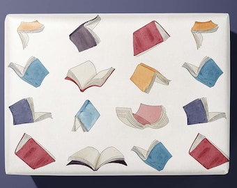 Book Wrapping Paper for Book Lovers - Ideal Gift