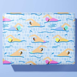 Papel de regalo para nadadores - Para nadadores - Papel de regalo - Regalo ideal