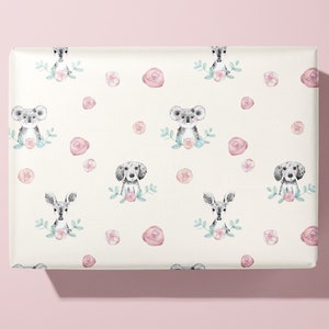 Cute baby animals Wrapping Paper / Girls Gift Wrap - Ideal Gift