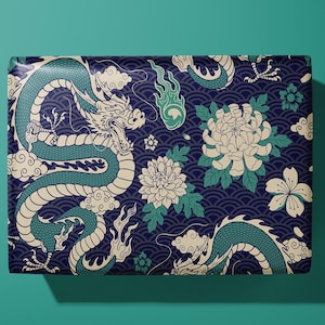 Papier cadeau Dragon oriental | Anniversaires et autres célébrations - Cadeau idéal