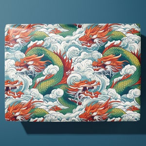 Carta da regalo con motivo a serpente drago / Carta da regalo / Compleanni e altre celebrazioni - Regalo ideale