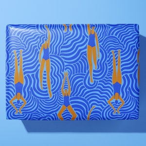 Wild Swimmers Wrapping Paper - For swimmers -  Gift Wrap