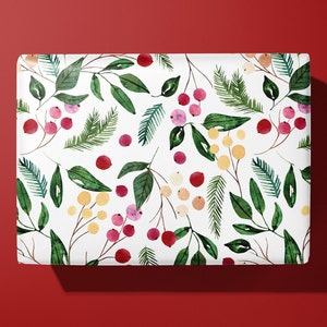 Christmas Berries Wrapping Paper / Gift Wrap | Printed to order - XMAS - Ideal Gift