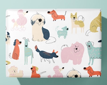 Doggy Wrapping Paper / Gift Wrap | Pet Gifts - Birthday