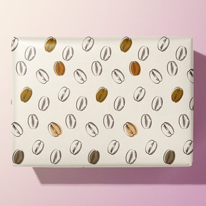 Coffee Lovers Wrapping Paper / Gift Wrap For birthdays and other celebrations image 1