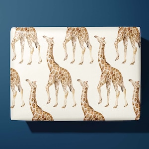 Giraffes Wrapping Paper / Gift Wrap | For birthdays and other celebrations - Ideal Gift