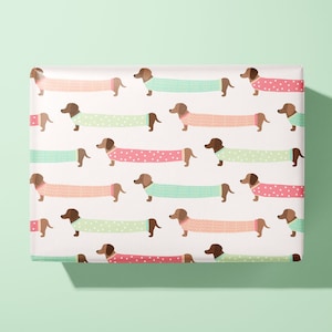 Inpakpapier honden / Cadeaupapier | Op bestelling gedrukt | Cadeaus voor huisdieren - inktzwarte afdrukbaar - ideaal cadeau