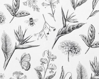 Botanical Wrapping Paper / Gift wrap