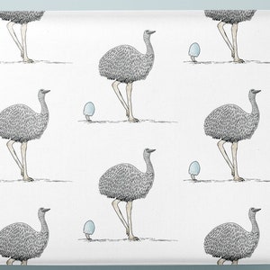 Newborn wrapping paper / Emu and chic gift wrap image 2