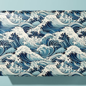 Japanese Waves Wrapping Paper / Gift Wrap Traditional