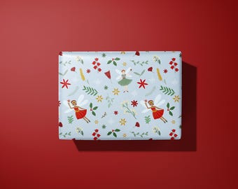 Christmas Fairy Wrapping Paper / Gift Wrap | Printed to order - Ideal Gift