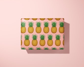 Papier do pakowania w ananasy – Island Luxe – Opakowanie na prezent – Idealny prezent