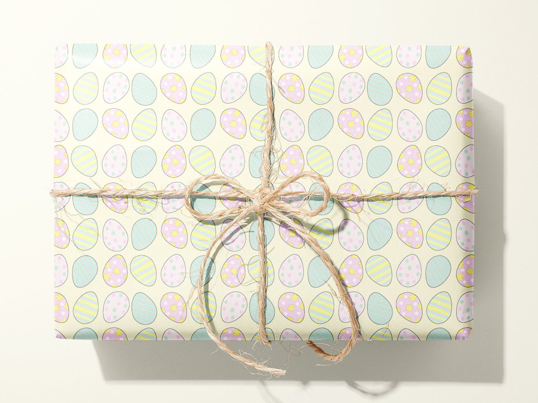 Easter Eggs Wrapping Paper / Gift Wrap Printed to order Etsy