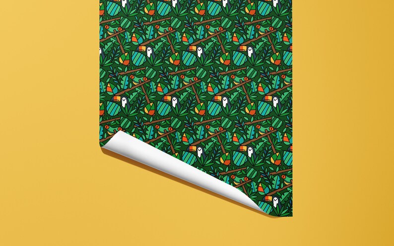 Fun Jungle Wrapping Paper / Gift Wrap Printed to order image 3
