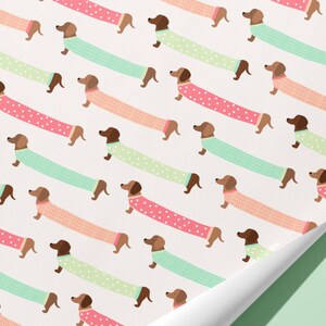 Dog Wrapping Paper / Gift Wrap Printed to order Pet Gifts Inky Printable image 2