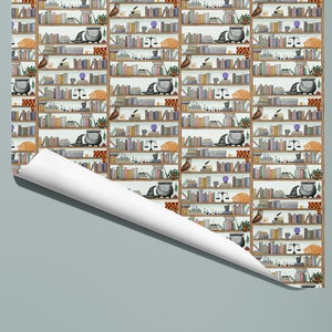 Wizard Bookcase Wrapping Paper / Gift Wrap image 3