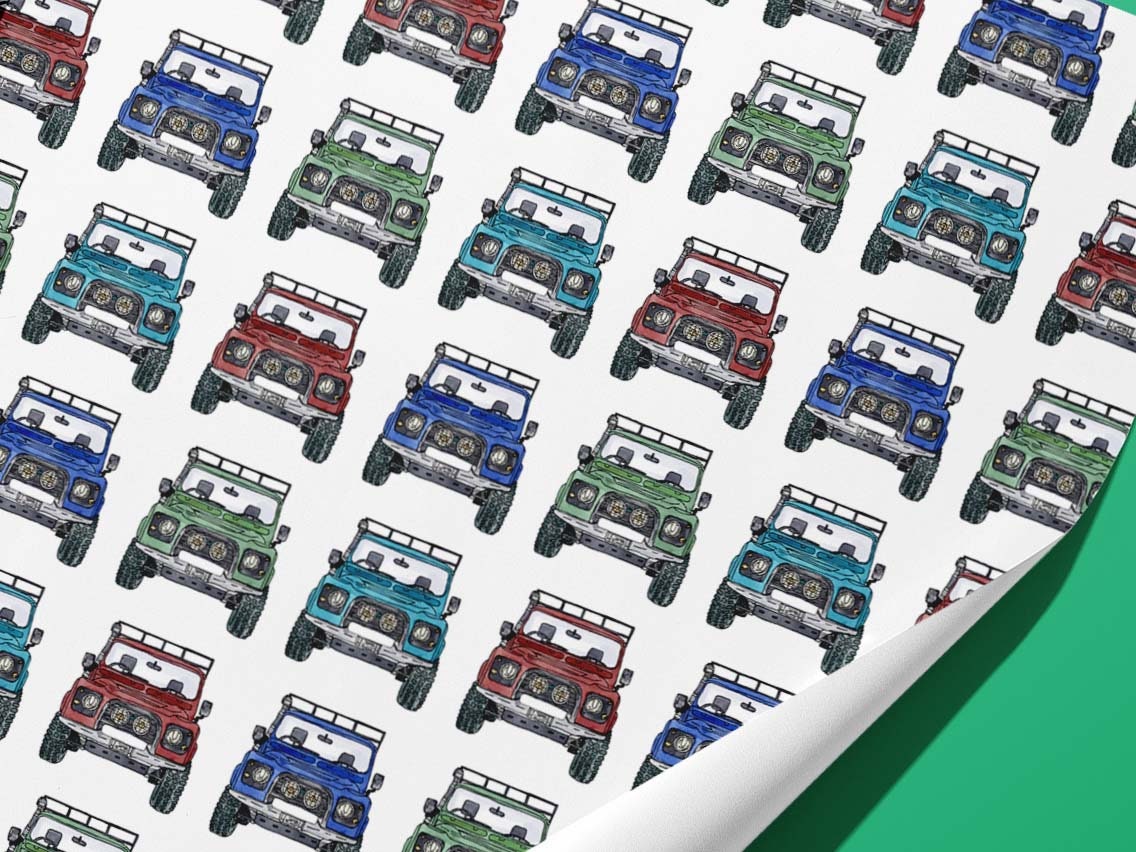 Landrover Defender Wrapping Paper