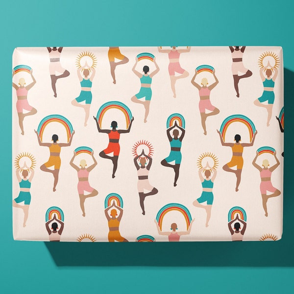 Yoga Wrapping Paper / Gift Wrap | Lifestyle - Birthday