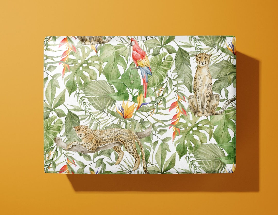 Leopard / Jungle Wrapping Paper / Gift Wrap Etsy