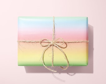 Rainbow Wrapping Paper - Birthday for kids or adults