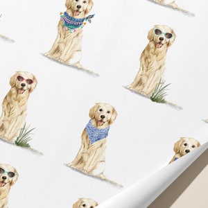 Carta da regalo per cani / Carta da regalo / Golden Retriever / compleanni e altre celebrazioni - Regalo ideale