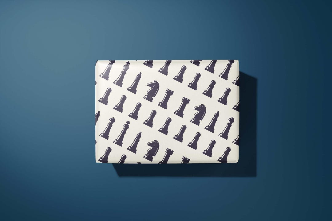 Chess Wrapping Paper - Hand Illustrated - Gift Wrap - Ideal Gift - Etsy