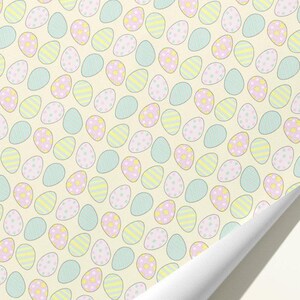 Papier do pakowania jajek wielkanocnych / Papier do pakowania prezentów | Drukowane na zamówienie - Idealny prezent