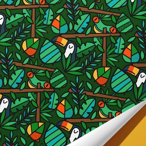 Fun Jungle Wrapping Paper / Gift Wrap Printed to order image 2