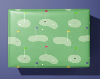 Golf Lovers Wrapping Paper / Gift Wrap