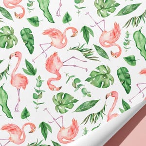 Flamingo Wrapping Paper / Gift Wrap | For birthdays and other celebrations - Ideal Gift