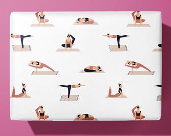 Yoga Wrapping Paper / Gift Wrap | Lifestyle - Ideal Gift