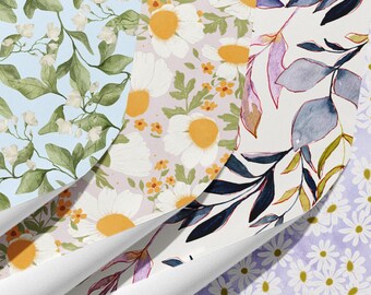Floral wrapping paper bundle / Gift Wrap | For birthdays and other celebrations - Ideal Gift
