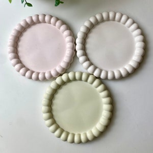 Bubble Tray, Aesthetic Tray, Jewelry Trinket Dish, Minimalist Home Decor, Jesmonite Decorative Tray, Handmade Stoneware, Housewarming Gift