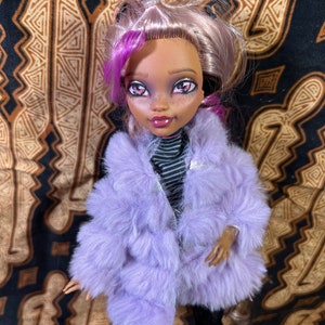 Ooak custom repaint Monster High Clawdeen Wolf G3 New