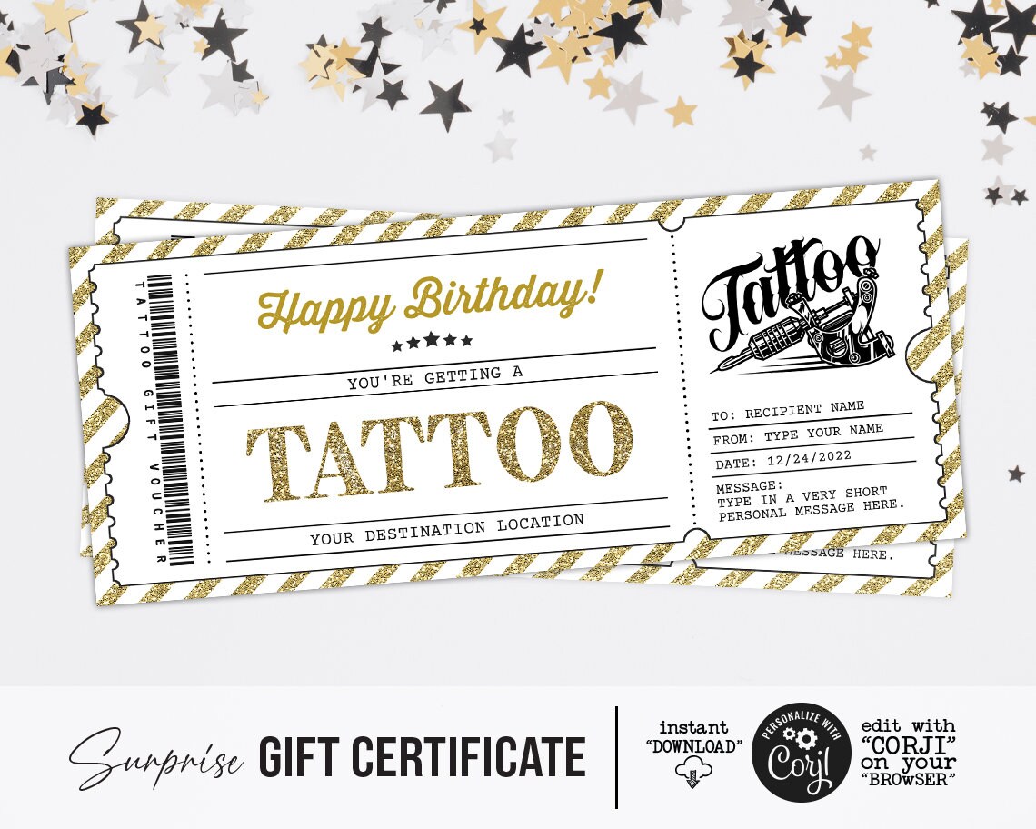 Bon Cadeau Tatouage à Imprimer Gratuit Respectivement Le bec Correspondance bon cadeau pour un tatouage a imprimer  Tableau de Décolorer Tiède