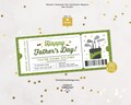 Father's Day Golf Gift Certificate Template: Printable Ticket (Canva)