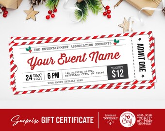 movie ticket card etsy