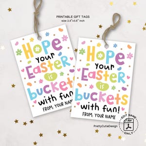 Hope Your Easter is emmers met leuke cadeaukaartjes, afdrukbare paascadeaukaartjes, paasmandkaartjes, kaartjes Pasen voor kinderen, cadeaus voor in de klas