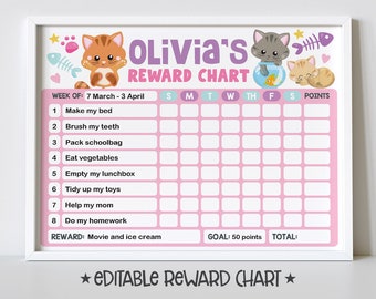Reward Chart for Kids