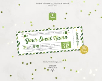 St Patricks Day Event Ticket Template, School Fundraiser Event Ticket Design, Community Event Coupon Ticket, School Pto Pta Raffle Ticket