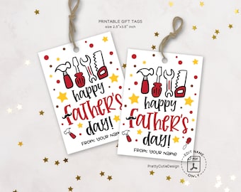 Fathers Day Tags Printables, Fathers Day Tools, Happy Father's Day Gift Tags, Fathers Day Card, Fathers Day Presents, Fathers Day Printables