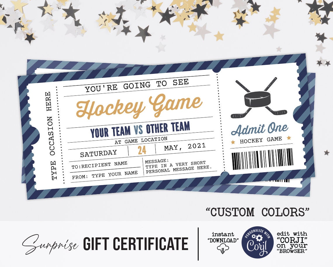 Boston Bruins Game Ticket Gift Voucher