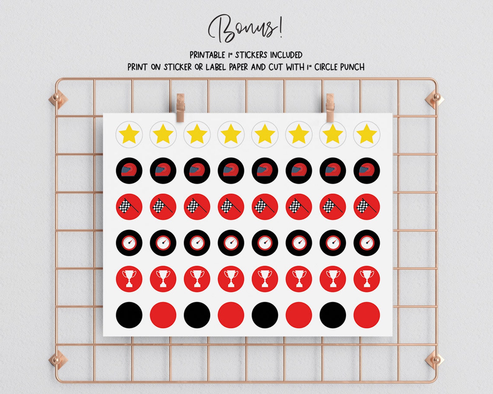 Race Car Reward Chart for Kids for Kids, Simple Kids Reward Chart, Formula 1 Racing Car Sticker