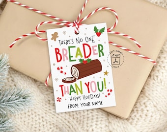 Christmas Gift Tags, Breader Than You, Bakery Holiday Treat Labels
