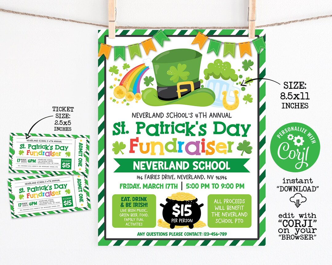 st patricks day fund raiser