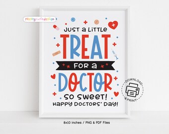 Doctor Appreciation Sign, Printable Thank You Doctor Poster, Doctor’s Day Wall Art, Instant Download Hospital or Clinic Decor