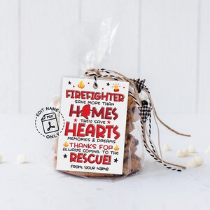 Firefighter Appreciation Tag Printable, Firefighter Appreciation Day ...