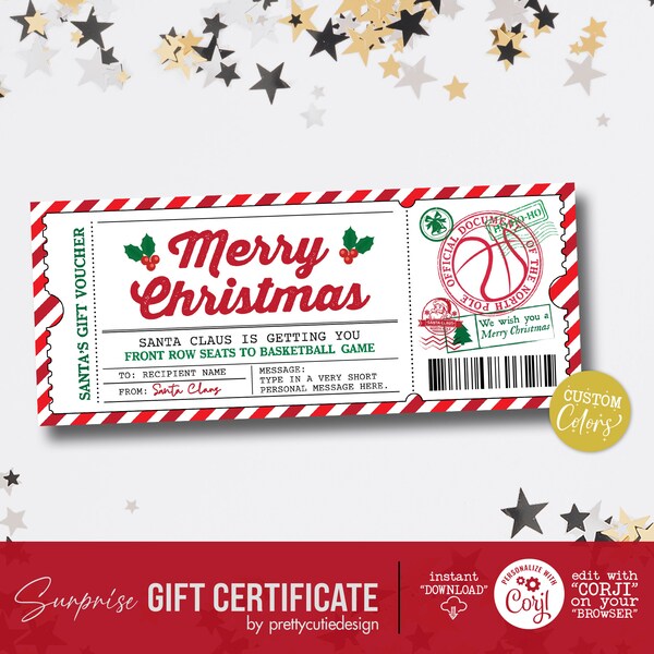 Santa Game Template - Etsy
