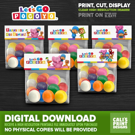 Drawings To Paint & Colour Pocoyo - Print Design 016